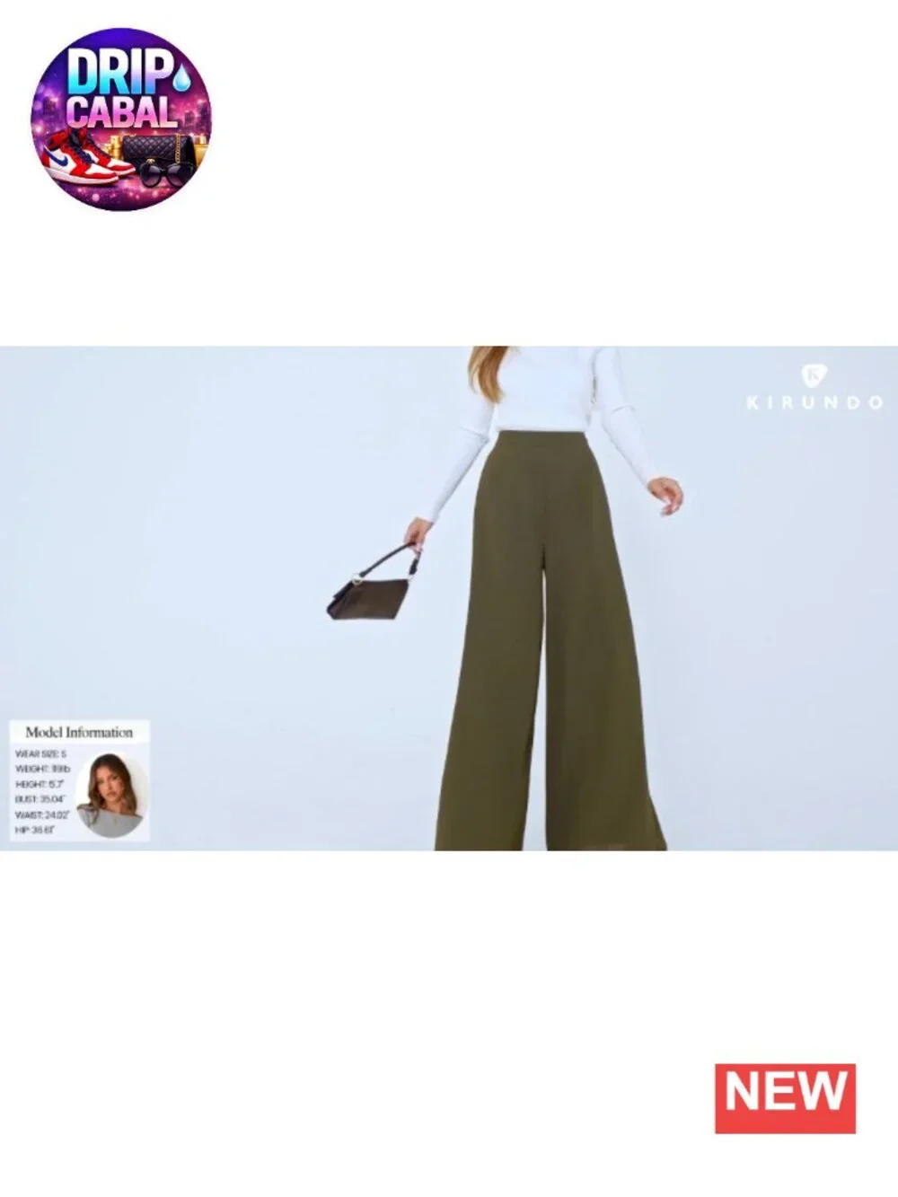 Palazzo Pants for Women, High Waist Wide Leg Trousers, Flow Business Casual
